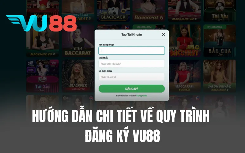 Hướng dẫn chi tiết về quy trình đăng ký VU88