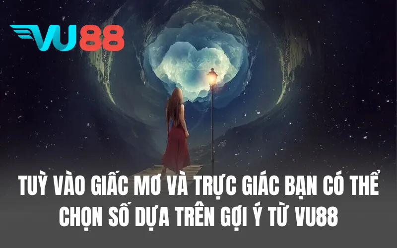 Tuỳ vào giấc mơ và trực giác bạn có thể chọn số dựa trên gợi ý từ VU88
